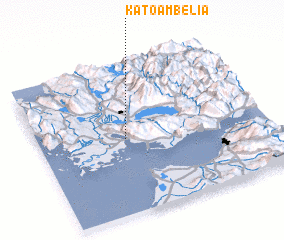 3d view of Káto Ambélia