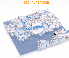 3d view of Áno Malataíikon