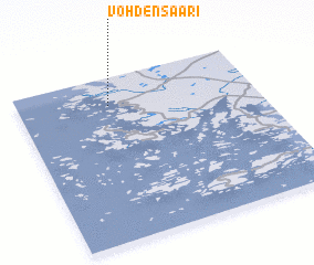 3d view of Vohdensaari