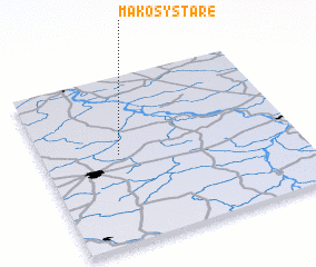3d view of Mąkosy Stare