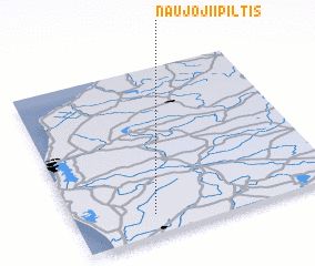 3d view of Naujoji Įpiltis