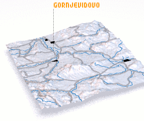 3d view of Gornje Vidovo