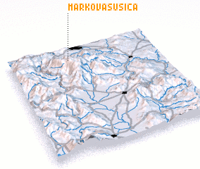 3d view of Markova Sušica