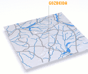 3d view of Goz Beïda