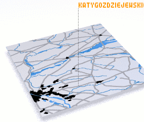 3d view of Kąty Goździejewskie