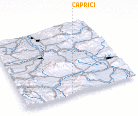 3d view of Čaprići