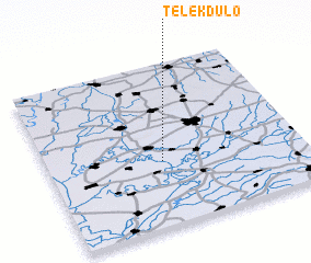 3d view of Telekdůlő