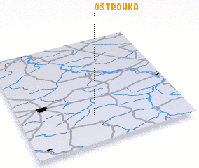 3d view of Ostrówka