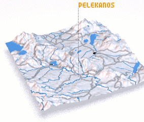 3d view of Pelekános