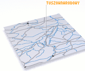 3d view of Tuszów Narodowy