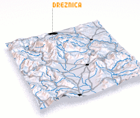 3d view of Drežnica