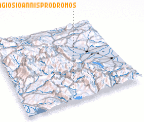 3d view of Ágios Ioánnis Pródromos