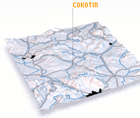 3d view of (( Čokotin ))