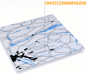 3d view of Choszczówka Rudzka