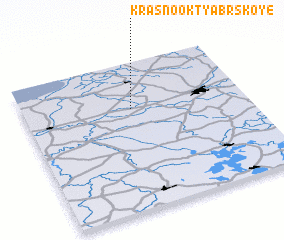 3d view of Krasnooktyabr\