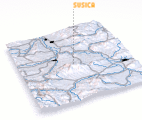 3d view of Sušica