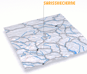 3d view of Šarišské Čierne