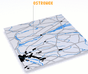 3d view of Ostrówek