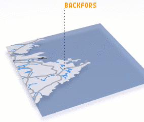 3d view of Bäckfors