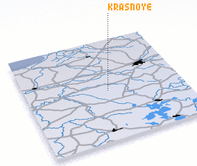 3d view of Krasnoye