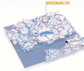 3d view of Áno Gavaloú