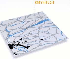 3d view of Kąty Wielgie