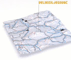 3d view of Veliki Šiljegovac