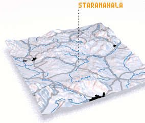 3d view of Stara Mahala