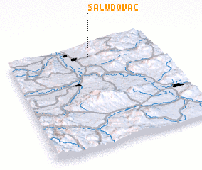 3d view of Šaludovac