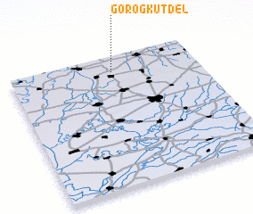 3d view of Görögkút Dél