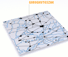 3d view of Görögkút Észak