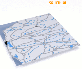 3d view of Šaučikiai