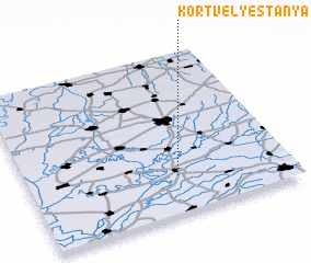 3d view of Körtvélyestanya