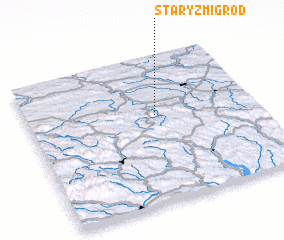 3d view of Stary Żmigród