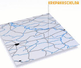 3d view of Krępa Kościelna