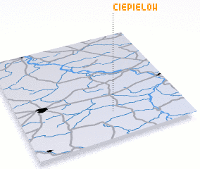 3d view of Ciepielów