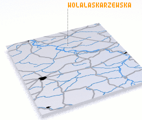 3d view of Wola Łaskarzewska