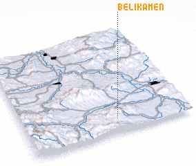 3d view of Beli Kamen