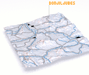 3d view of Donji Ljubeš