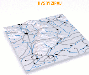 3d view of Vyšný Žipov