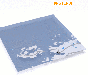 3d view of Västervik