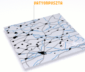 3d view of Vátyonpuszta