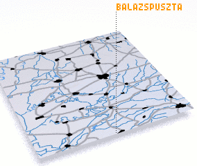 3d view of Balázspuszta