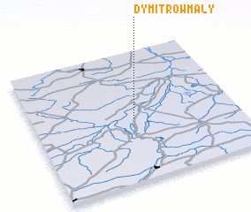 3d view of Dymitrów Mały