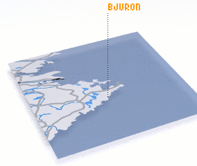 3d view of Bjurön