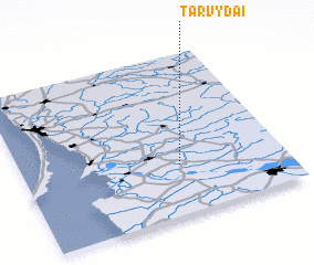 3d view of Tarvydai