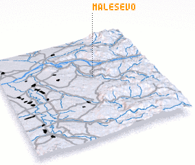 3d view of Maleševo