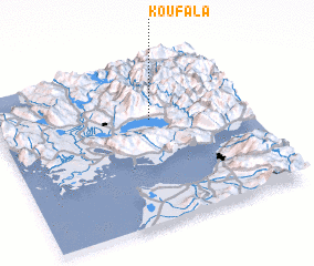 3d view of Koufála