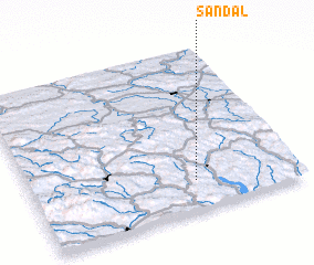 3d view of Šandal