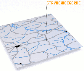 3d view of Strykowice Górne